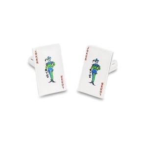 Spinki do mankietów Joker Card