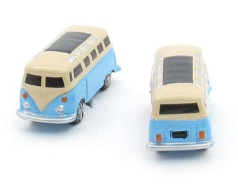 VW Kombi Van Blue Cufflinks