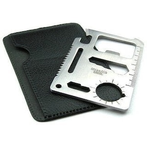 11 en 1 Credit Card Survival Multi Tool