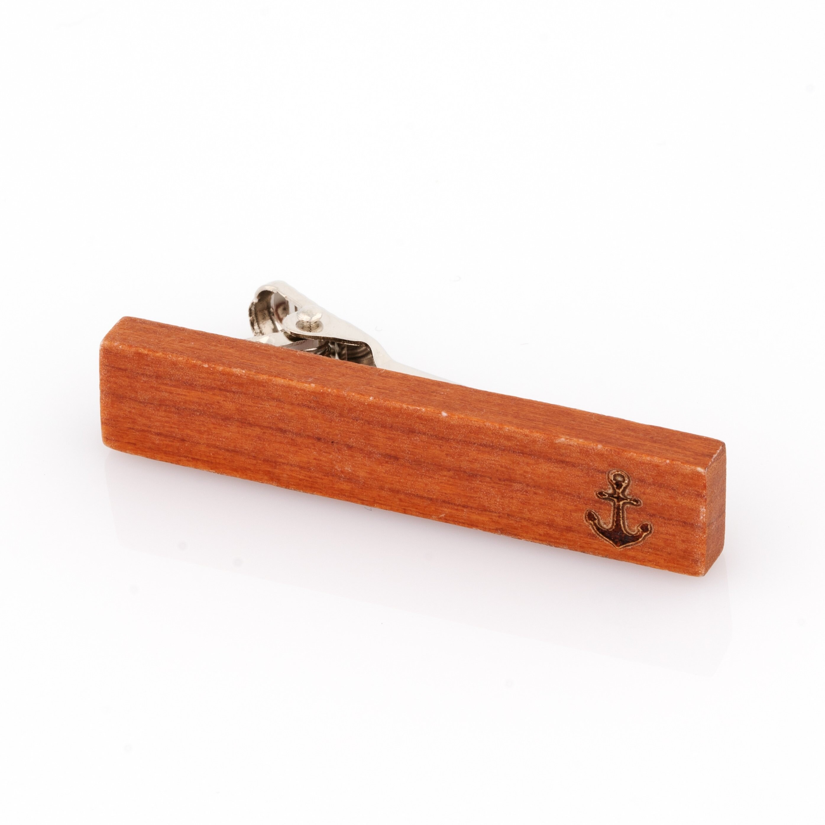 Anker Krawattennadel Mit Tampen – Maritime Krawattenklammer, Silber Matt/glänzend, 6,9 Cm, Made In Germany