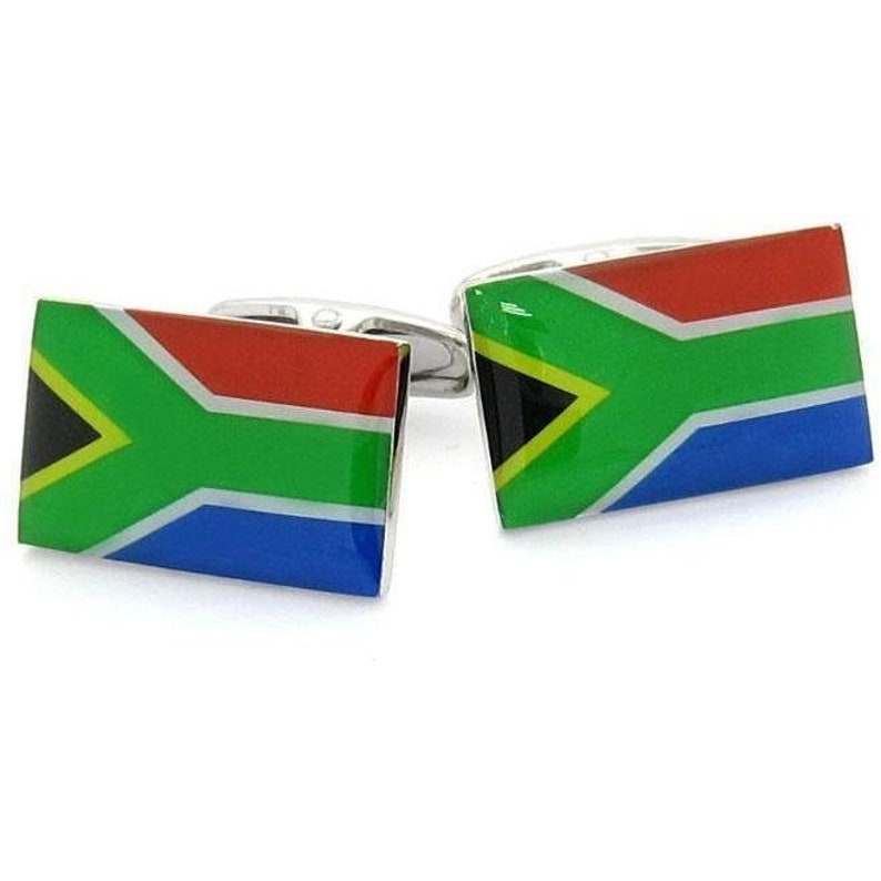 Flag of South Africa South African Flag Cufflinks Etsy Australia