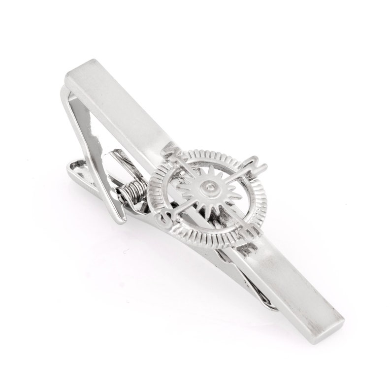 we are Forever family Black Compass Tie Clip Voyage Steampunk Tie Clip Traveler Gift Vintage Compass Tie Clip NOT REALCompass