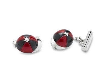 Jockey Hat Cufflinks (Coloured)