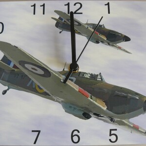 HAWKER HURRICANE wall hanging clock RAF ww11 fighterclock ,wall clock