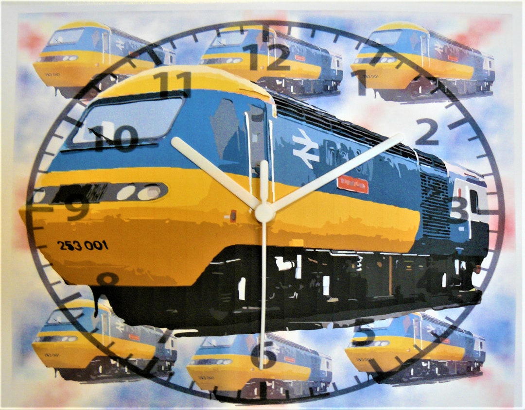 Train Intercity 125 Wall Hanging Clockclock ,wall Clock - Etsy