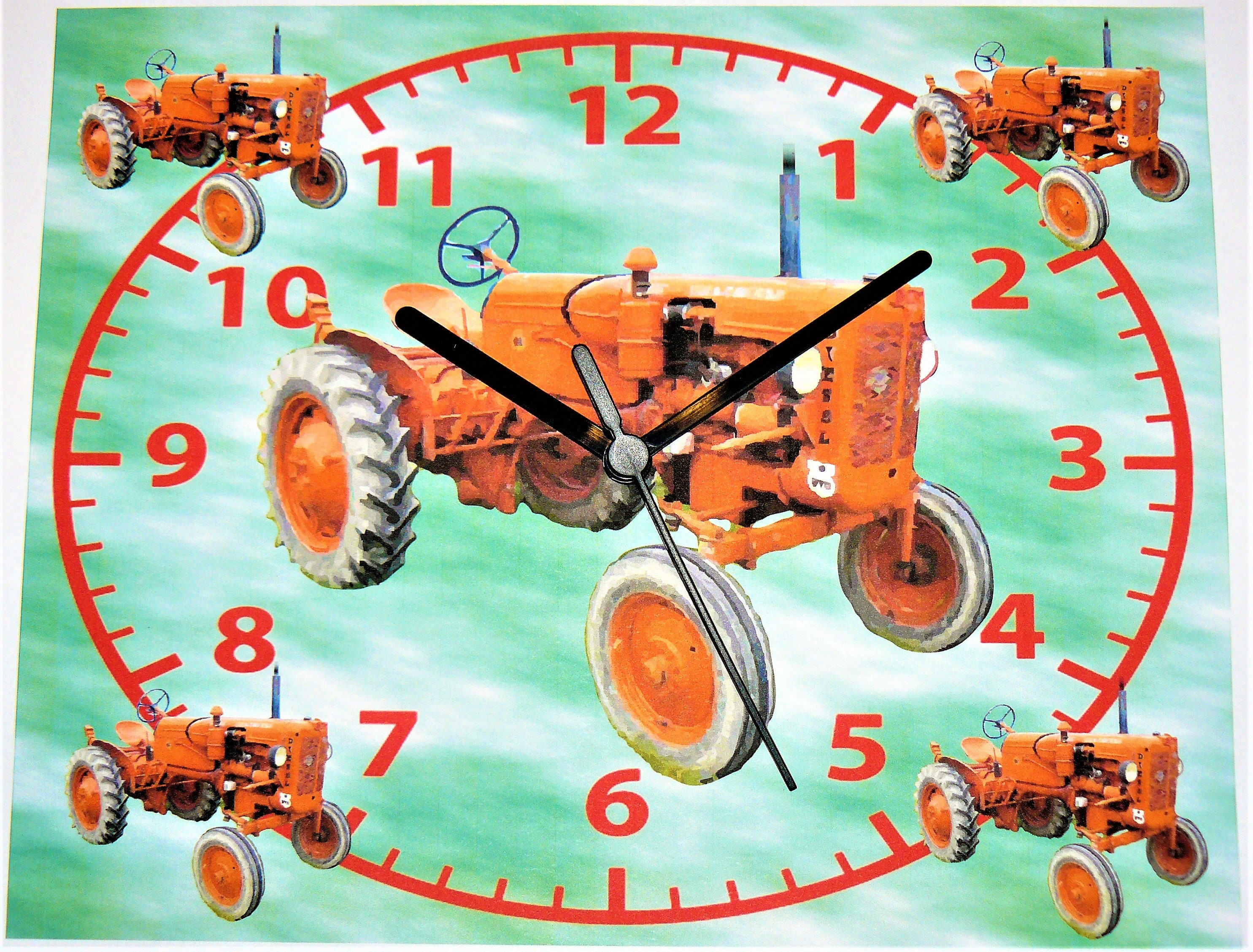Allis-Chalmers Allis Chalmers tractor wall hanging clock vintage tractor allis chalm 