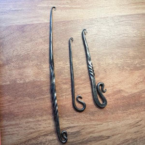 Hand Forged Orifice Hooks for Spinning Wheels