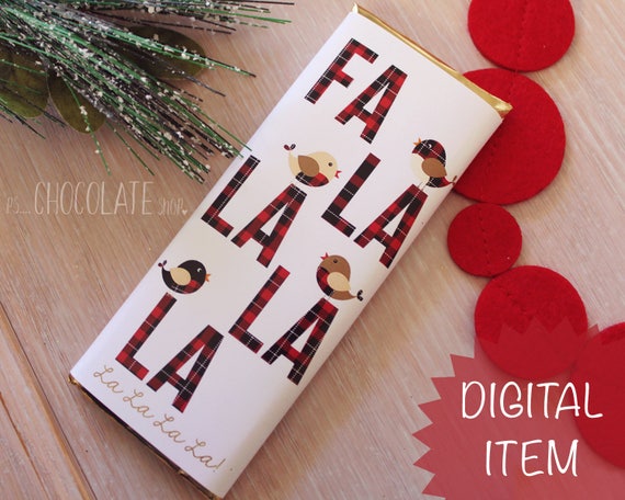 Christmas Music Candy Bar Wrapper Instant Download Etsy
