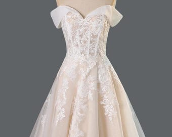 1960s Style Bardot Wedding Dress: UK 14 Long Sleeve Gown - Etsy 1960s Style Bardot Wedding Dress: UK 14 Long Sleeve Gown - Etsy