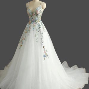 Whimsy Garden Lace Gown
