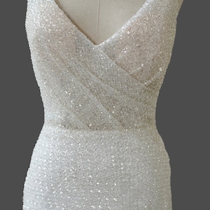 Gorgeous Sparkle Sequin and Beaded Mermaid Wedding Gown