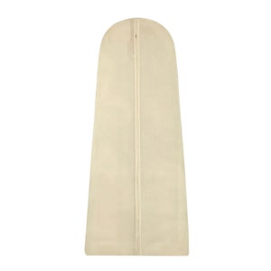Long sac de rangement respirant pour robe de mariée