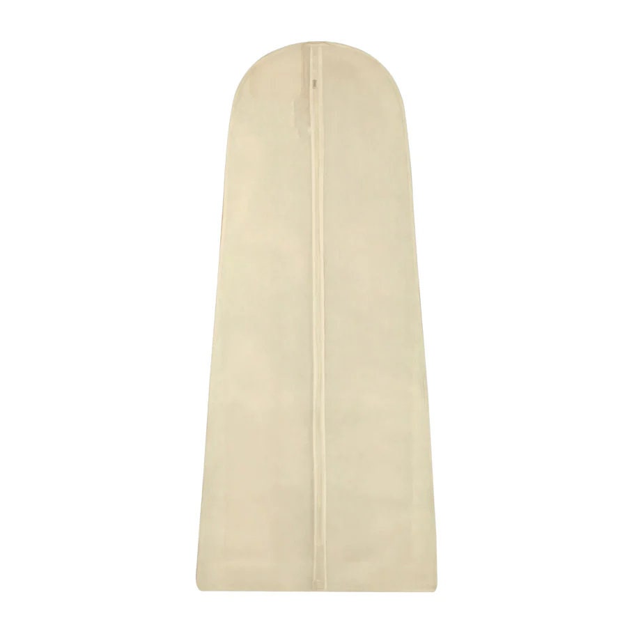 fit and flare evening dress with sleeves Crepe fit & flare wedding dress with long cape sleeve Ashlee-1 Ready to Ship / Ivory / 4 US (36 EU) main image 1