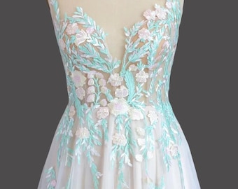 Pink Lace Bridal Shower Dress: A-line Cocktail Gown - Etsy