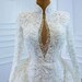 Illusion Neck Gowns with Lace Bodice Plum