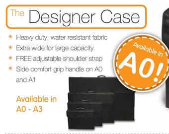 Mapac 'Designer Case' - Sizes From A3 to AO - Excellent Quality, Durable and Stylish Artist/Photographer/Designer Portfolio Case