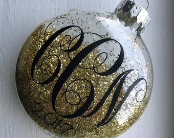 Glass christmas ornament