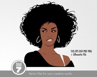 Download African American Woman Black woman svg cutting files eps ...