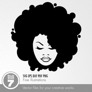 Afro Frau svg #6 svg dxf eps pdf png