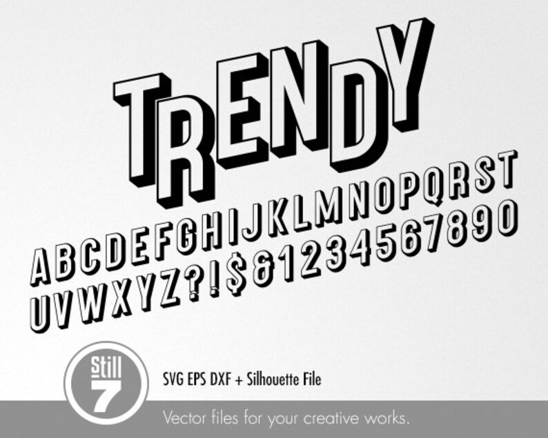 Download Trendy Alphabet Svg 3d Alphabet Svg Wild Alphabet Svg Isometric Alphabet Svg Silhouette File Svg Eps Dxf Art Collectibles Drawing Illustration Timeglobaltech Com