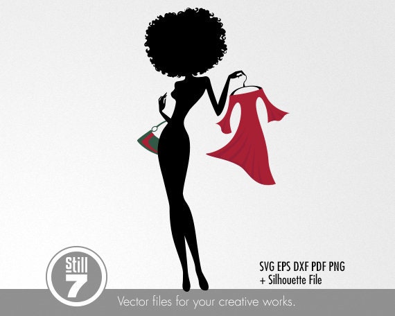 Download Afro Woman Svg Shopping Girl Svg Black Girl Magic Svg Etsy