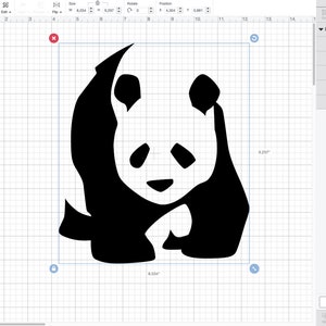 Pandas Bundle - 6 Pandas - svg eps dxf pdf png - Etsy France