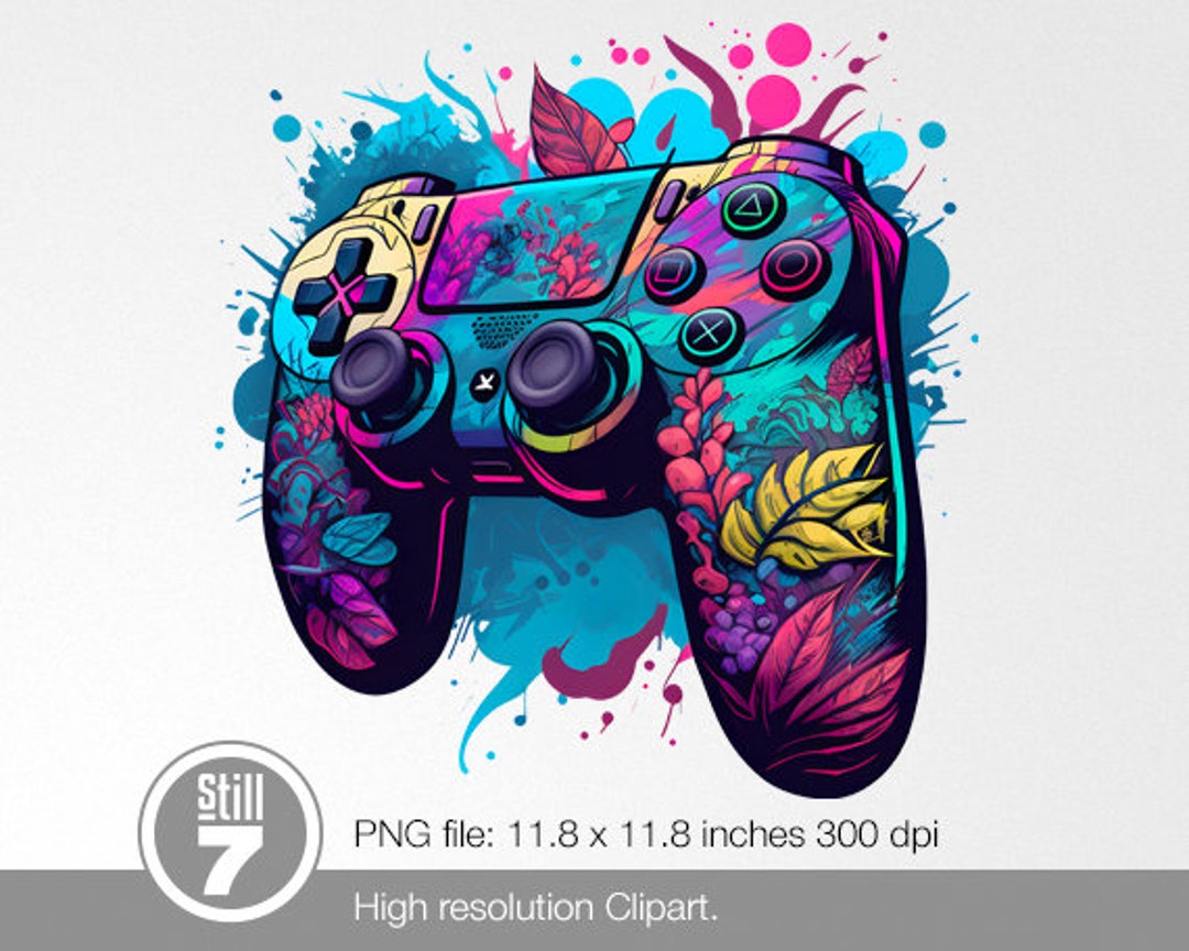 Graffiti Game Controller, PNG - Gamer Life, Digital T-Shirt PNG,  Sublimation Design, DTG, Gaming ClipArt