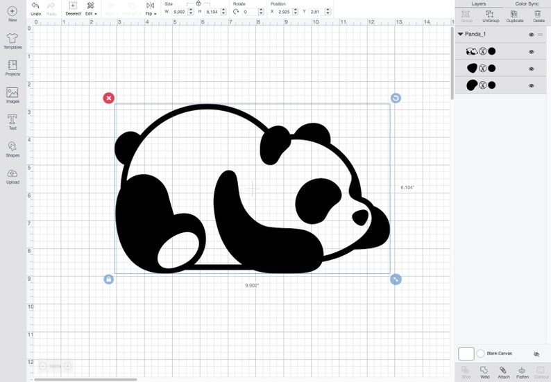 Download Pandas Bundle 6 Pandas Svg eps dxf pdf png | Etsy