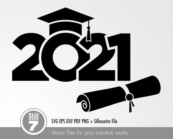 Download Graduation 2021 logo svg Class of 2021 svg svg cutting | Etsy