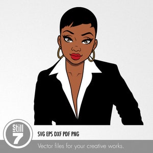 Girl boss svg cutting file - eps dxf pdf png