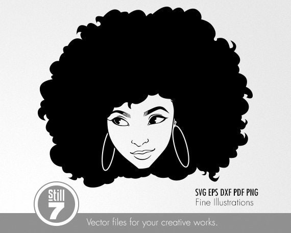 Download Black woman svg 8 svg cutting file dxf eps pdf png | Etsy