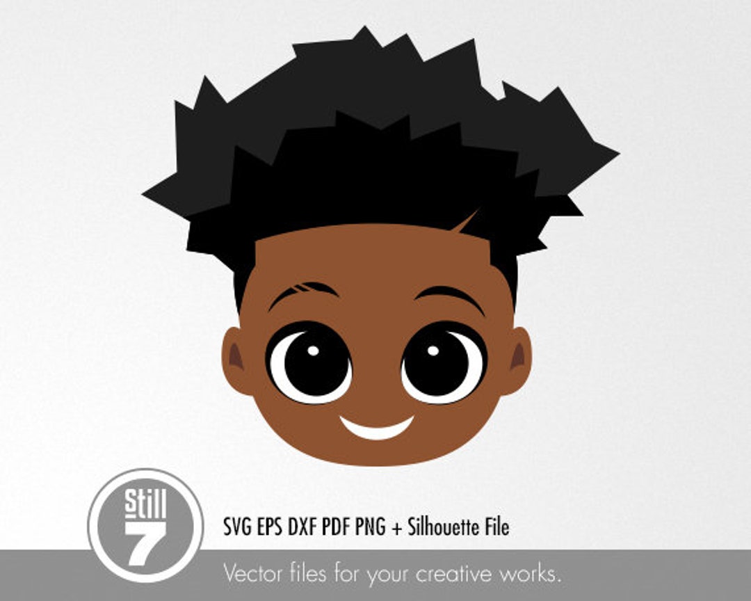African American Boy Model 5 Black Boy Svg Svg Cutting - Etsy