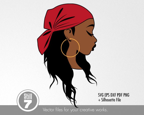 Download Black Woman Color Outlines Svg Headwrap Svg Svg Cutting Etsy