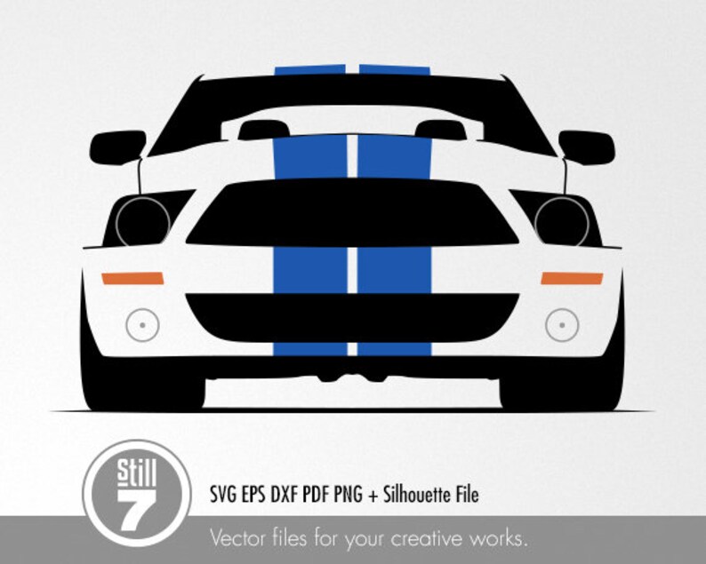 Ford Mustang svg Shelby svg cutting file eps dxf pdf png