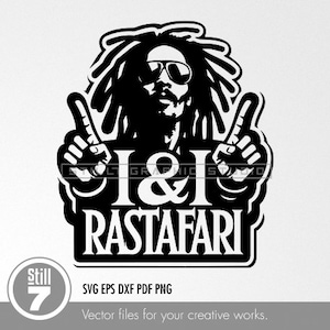 Unique Rastafari SVG - I & I RASTAFARI - Diseño elegante para decoración y personalización