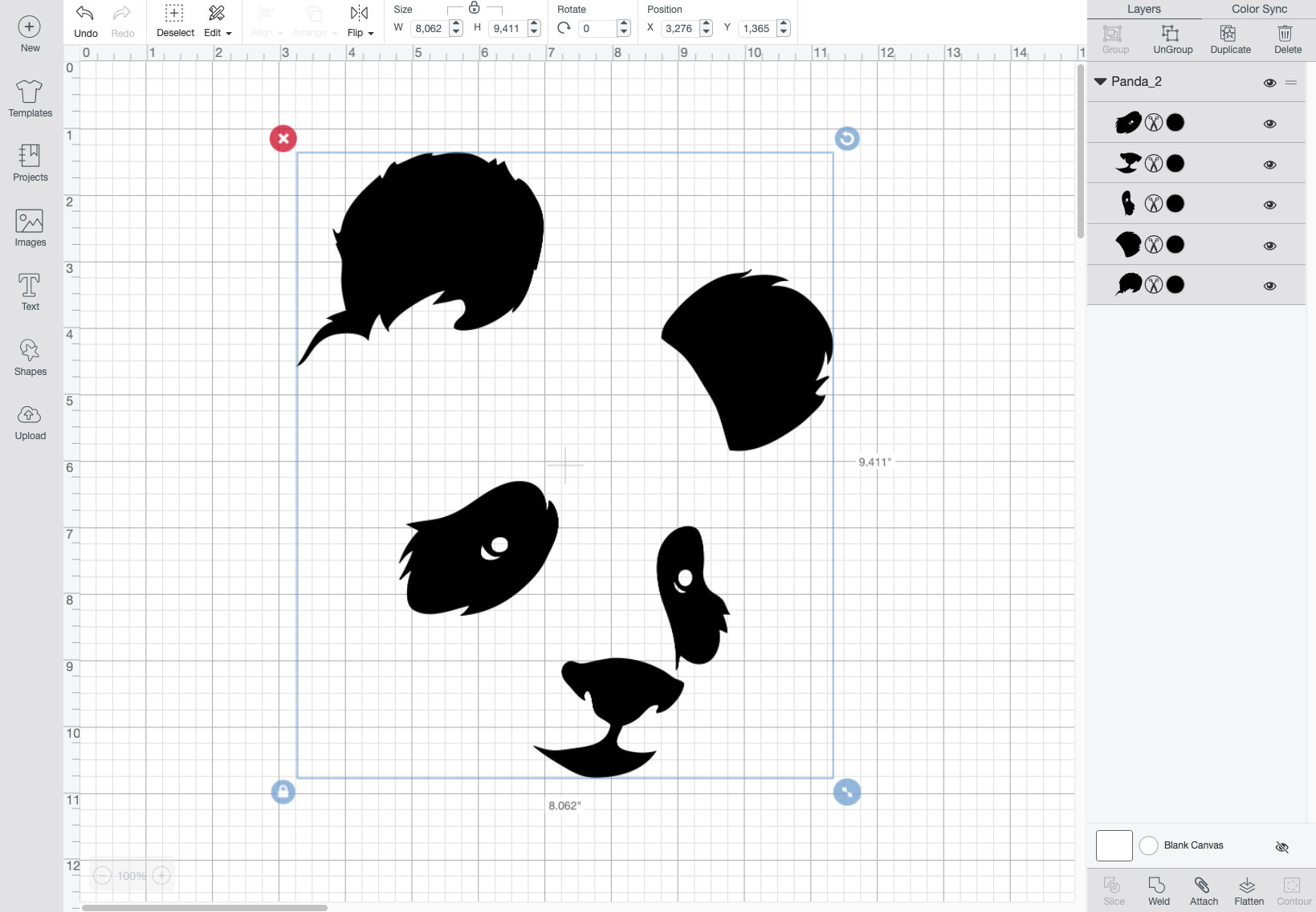 Download Pandas Bundle 6 Pandas svg eps dxf pdf png | Etsy
