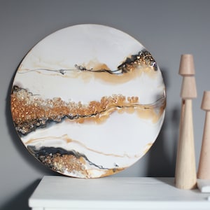 resin art colorful abstract art creative decoration epoxy art epoxy work contemporary style color texture epoxy gift creative decoration
