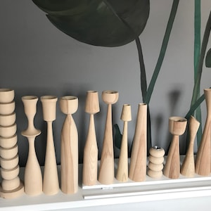 卸売木製キャンドルホルダーセット11