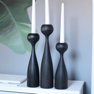 candlestick wood table decor gothic style japanese candle holder scandinavian primitive candlestick minimalism gift idea holiday decor