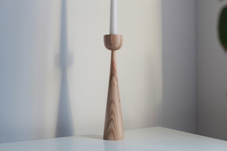 candlestick wood table decor gothic style japanese candle holder scandinavian primitive candlestick minimalism gift idea holiday decor image 3