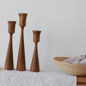 wooden candlesticks wedding decor birthday gift party candlesticks candlesticks taper candlesticks primitive holder wooden candle holder image 10