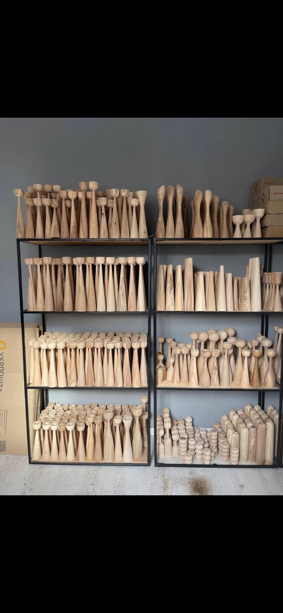 卸売木製キャンドルホルダー4個セット - Etsy 日本