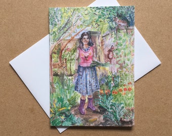Greeting Card - The Gardener