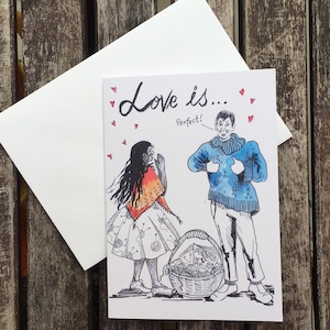 Wenskaart - Liefde is...