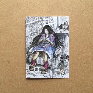 Card - The Knitter Greeting Card