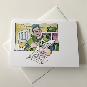 Greeting Card -  Show and tell Knitting Pattern