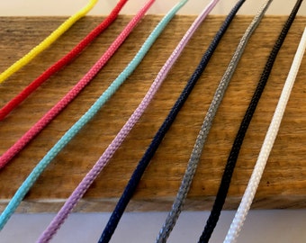 Hanging Shelf Cord, Coloured Cord for Home Decoration, Lanyard Paracord Craft, Coloured Cord for Picture Rail Display, Hanging Photo Display