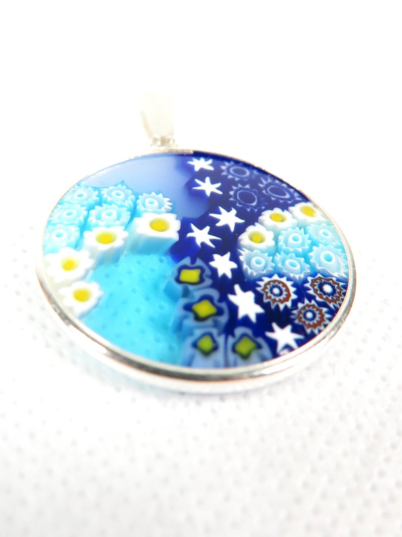 Millefiori Murrina Murano Glass Pendant