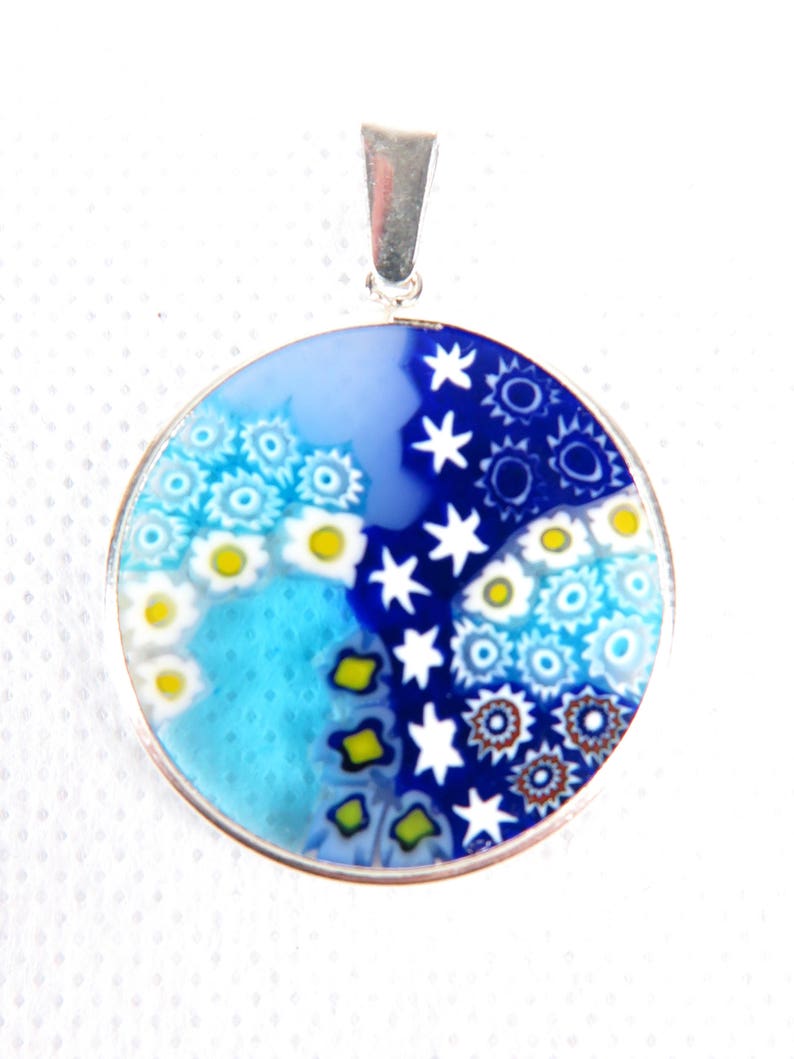 Millefiori Murrina Murano Glass Pendant