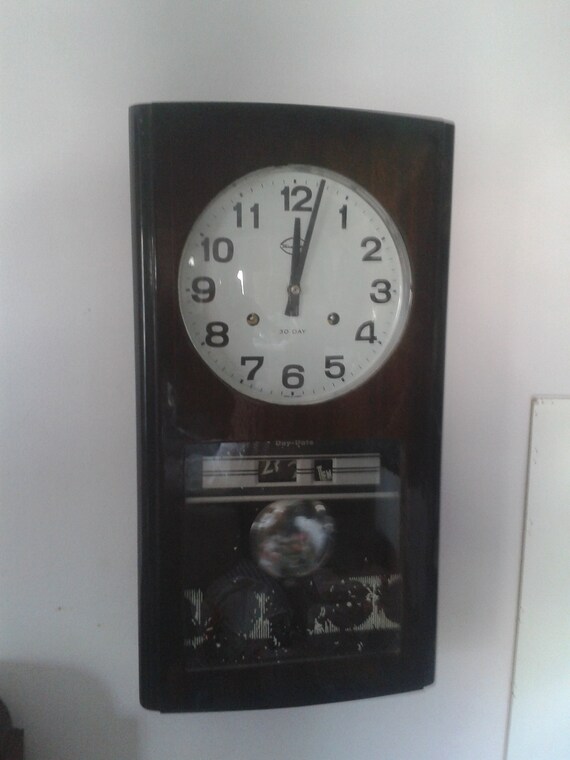 Vintage Pendulum 31 Day Grandfather Wall Clock Korea Etsy Canada